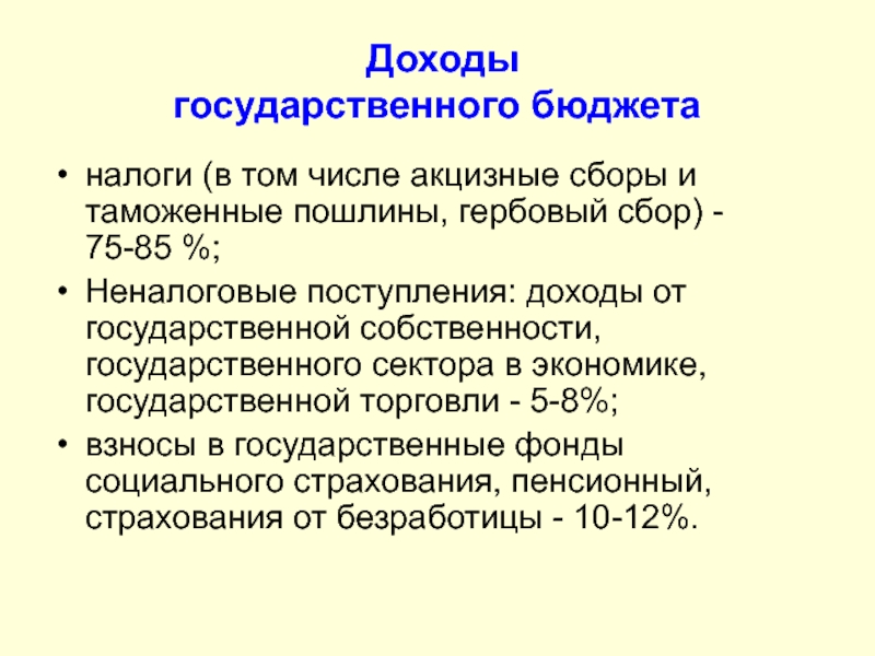 Государственные доходы. Доходы государственного бюджета таможенные пошлины. Доходы госбюджета таможенные пошлины.