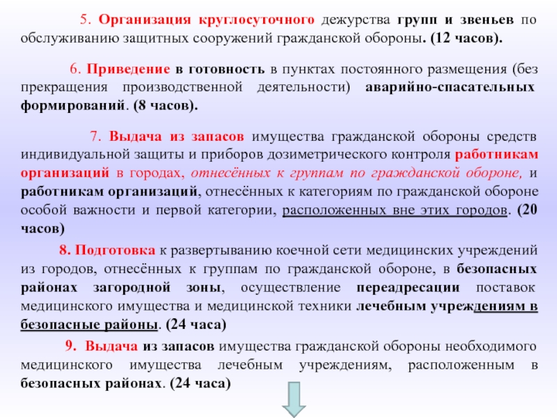 План приведения убежища в готовность к приему укрываемых