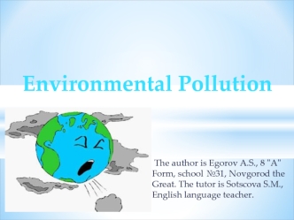 Environmental pollution