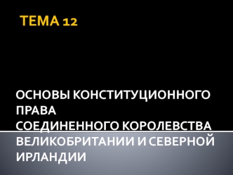 Тема 12