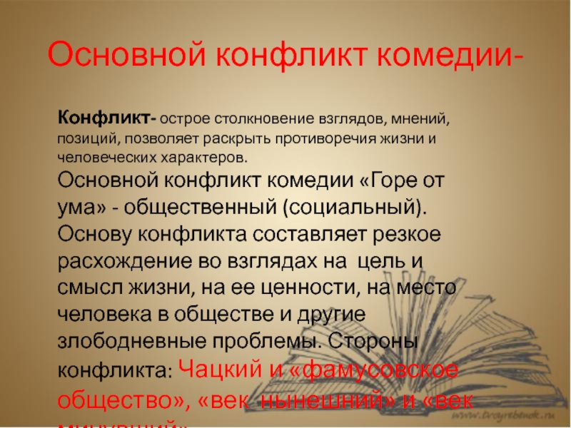 Основной конфликт. Конфликт комедии горе от ума. Основной конфликт комедии горе от ума. Основной конфликт в комедии горе от ума Грибоедова. Социальный конфликт в горе от ума.