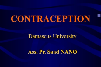 Contraception