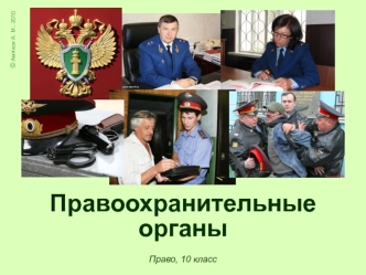 Правоохранительные органы