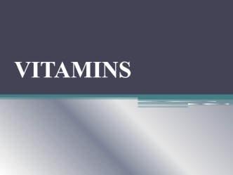 VITAMINS. History of the discovery of vitamins