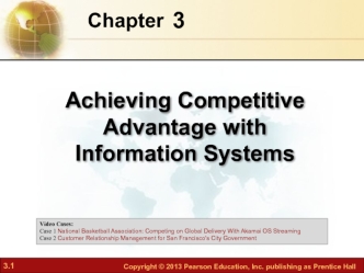 Chapter 3. Achieving competitive advantage with information systems