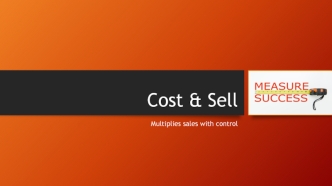 Cost & Sell. CRM sample