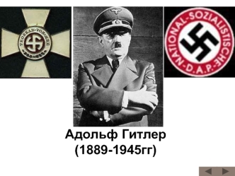 Адольф Гитлер (1889-1945гг)