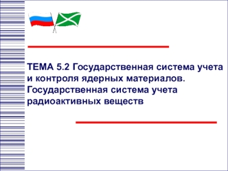 Государственная система учета и контроля ядерных материалов. Государственная система учета радиоактивных веществ