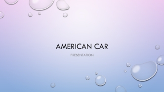 American car