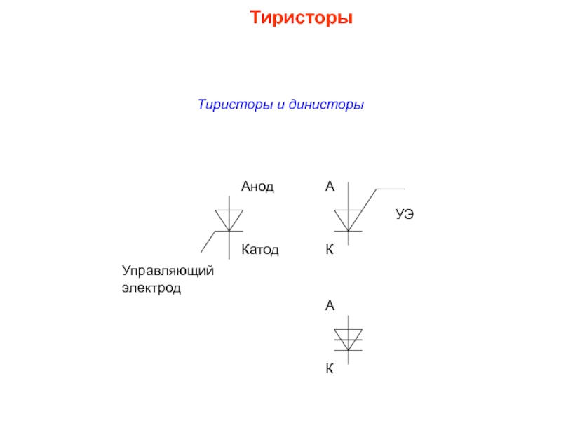 Динистор в схеме