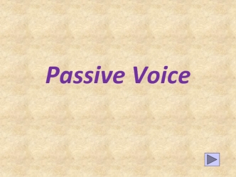 Passive Voice