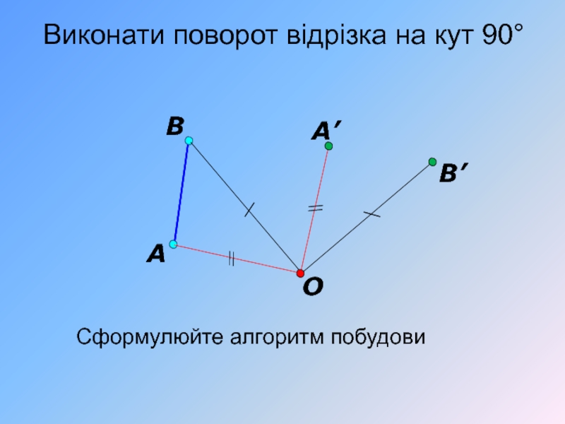 Презентация на тему поворот