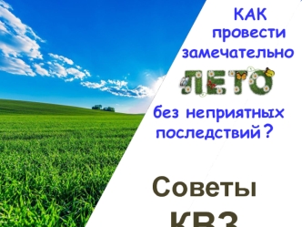 Отличное лето вместе с Петрушей от КВЗ. Отдых без неприятных последствий