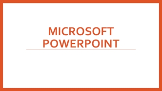 Microsoft PowerPoint