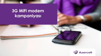 3G MiFi modem kampaniyası