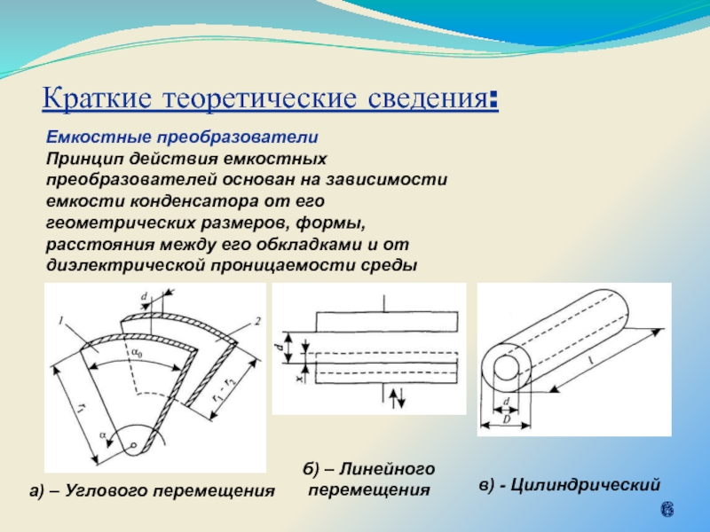 Емкостные датчики презентация