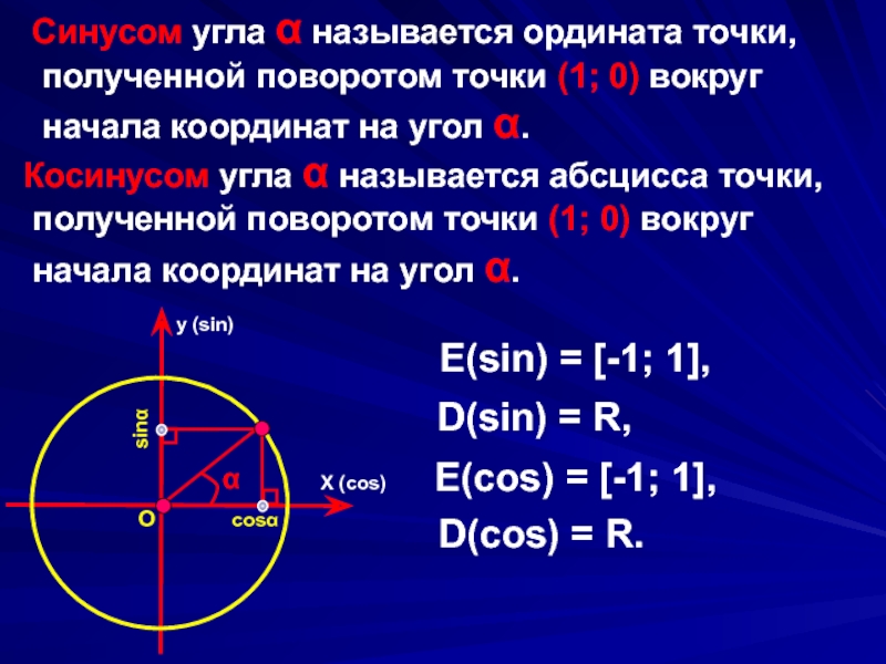 Вычислить синус альфа если тангенс. Синус угла. Синус угла на единичной окружности. Синус, косинус, тангенс, котангенс углов α и −α... Синусом угла а называется.