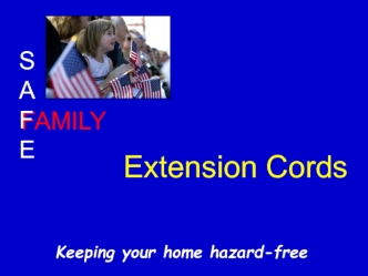 Extension cord safety