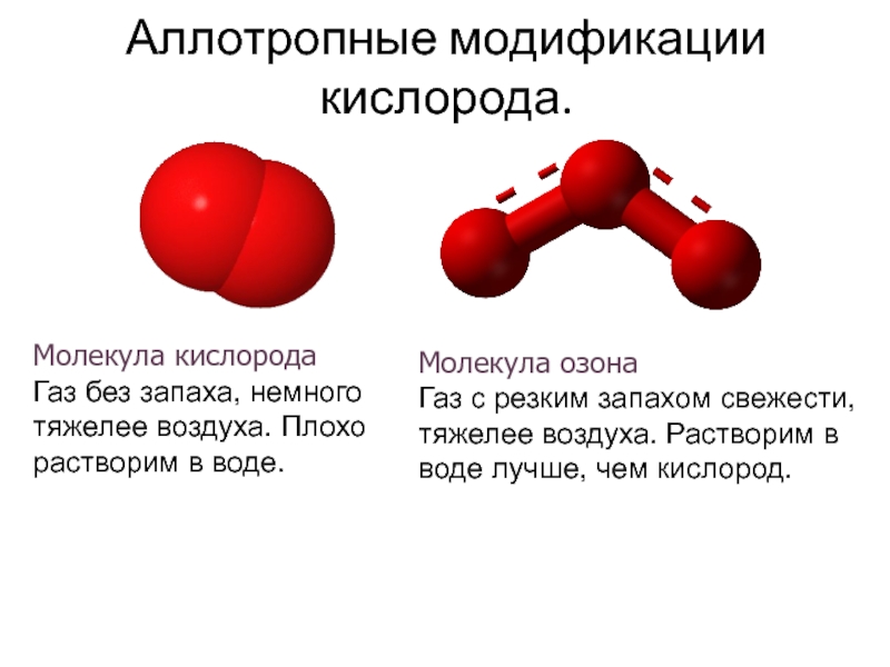 Молекулы кислорода при температуре