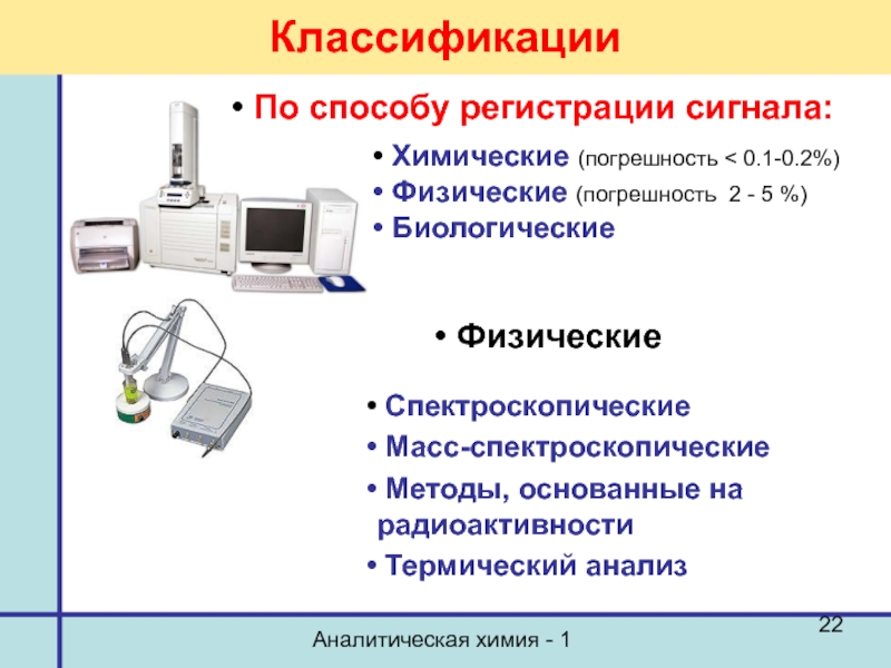 Физико химические методы