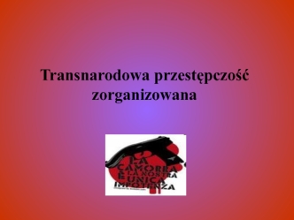 Transnarodowa przestępczość zorganizowana