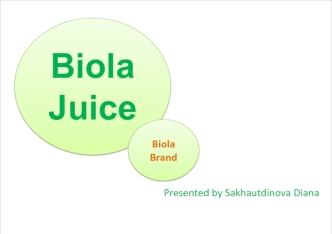 Biola juice. Biola brand