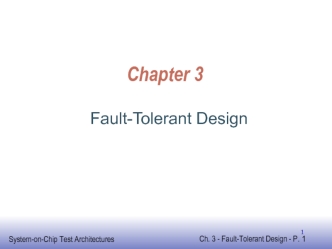 Fault-Tolerant Design