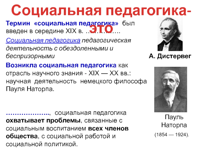 Социальная педагогика. Возникновение социальной педагогики. Социальная педагогика термин. Термин социальная педагогика ввел. История становления социальной педагогики.