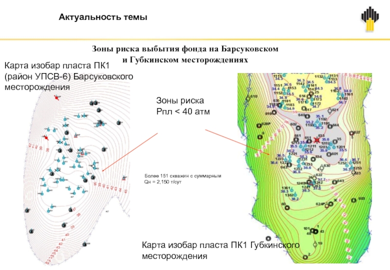 Губкинское месторождение карта