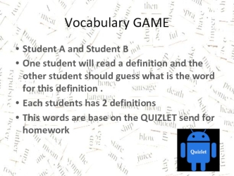 Vocabulary Game