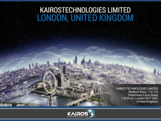 Официальный сайт компании Kairos Technologies