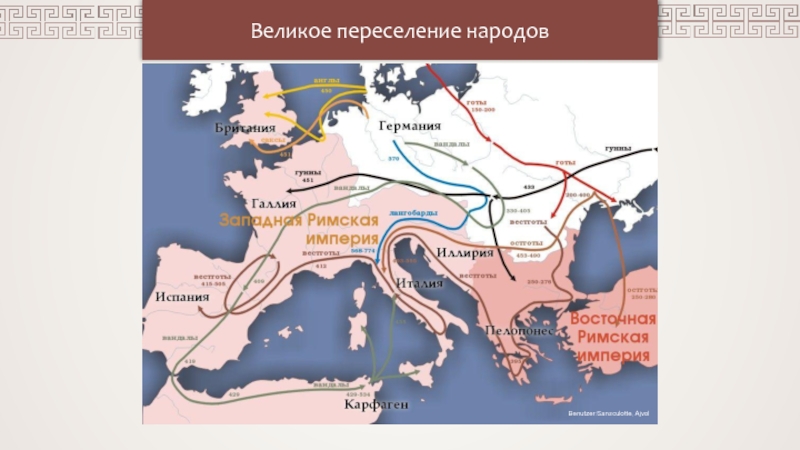 Карта переселения народов