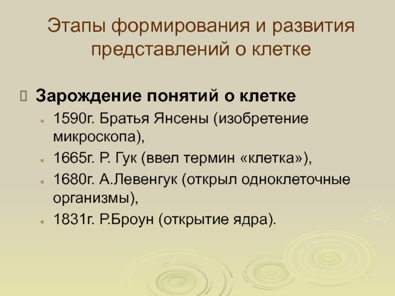 Этапы клетки. Формирование представлений о клетке.. Этапы развития представлений о клетке. Этапы формирования и развития представлений о клетке. Зарождение понятие клетка.