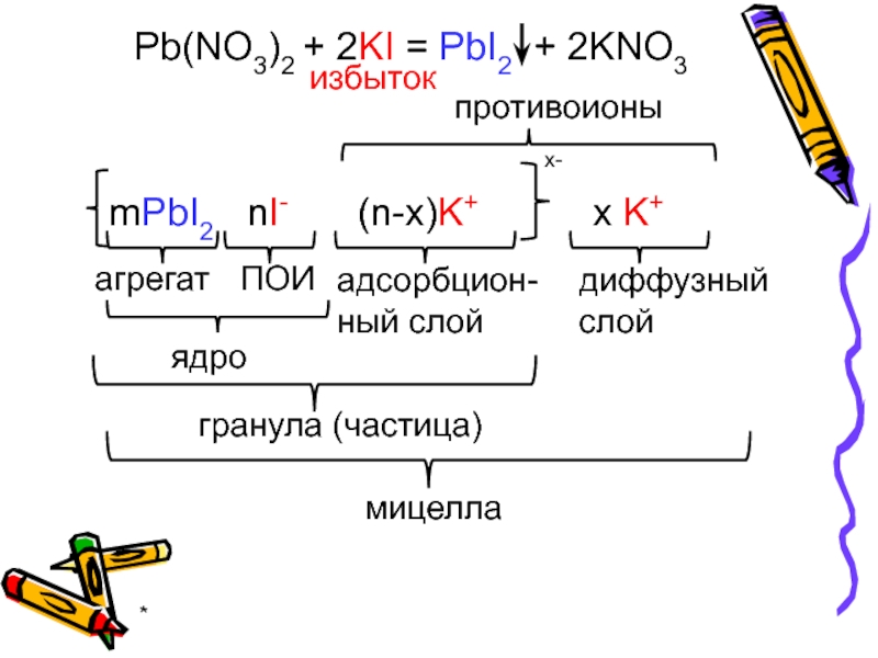 K zn no3 2. Формула мицеллы Золя. Мицелла pbi2. Формула мицеллы Золя PB(no3)2 + ki. Написать формулу мицеллы.