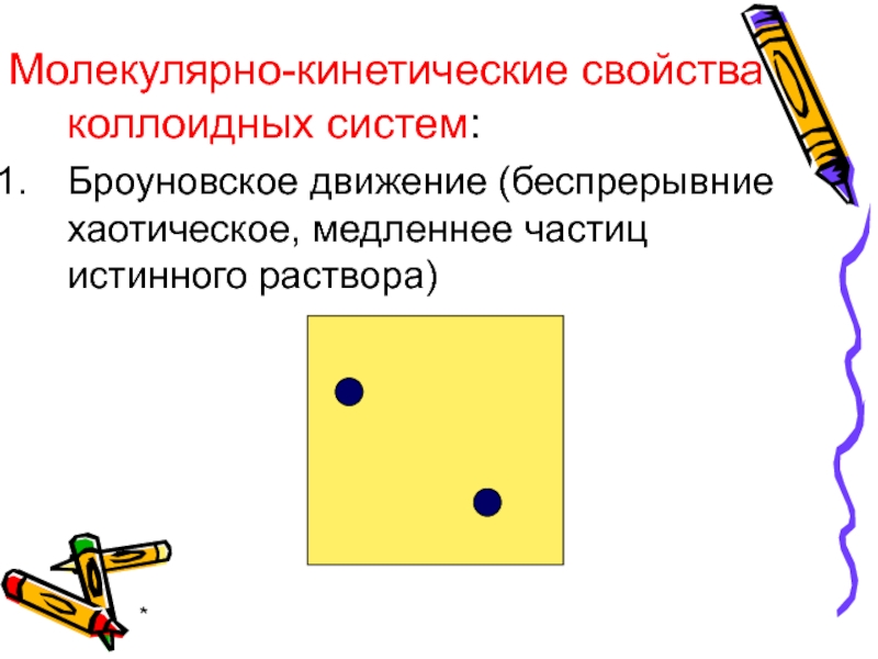 Молекулярно кинетические свойства коллоидных растворов. Броуновское движение коллоидных частиц. Свойства броуновского движения. Геометрическое броуновское движение. Броуновское движение в коллоидных системах.