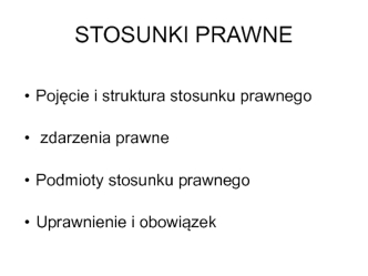 Stosunek prawny