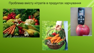 Вміст нітратів в продуктах харчування