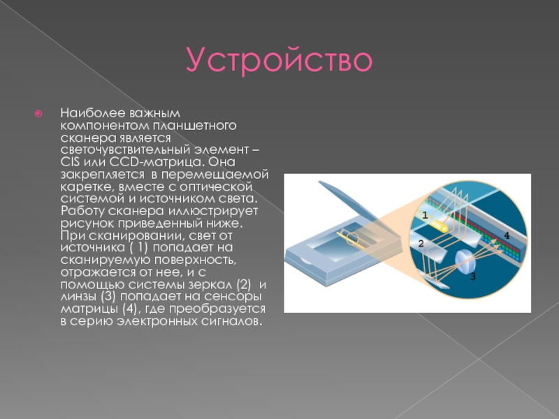 Результатом сканирования является изображение