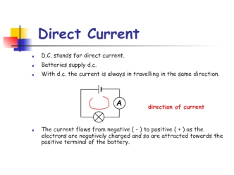 Direct & alternating current