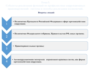 Противодействие коррупции в РФ