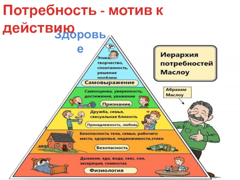 Здоровье в иерархии потребностей и ценностей культурного человека презентация