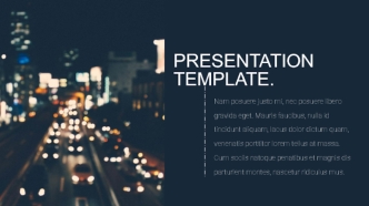 Presentation Template