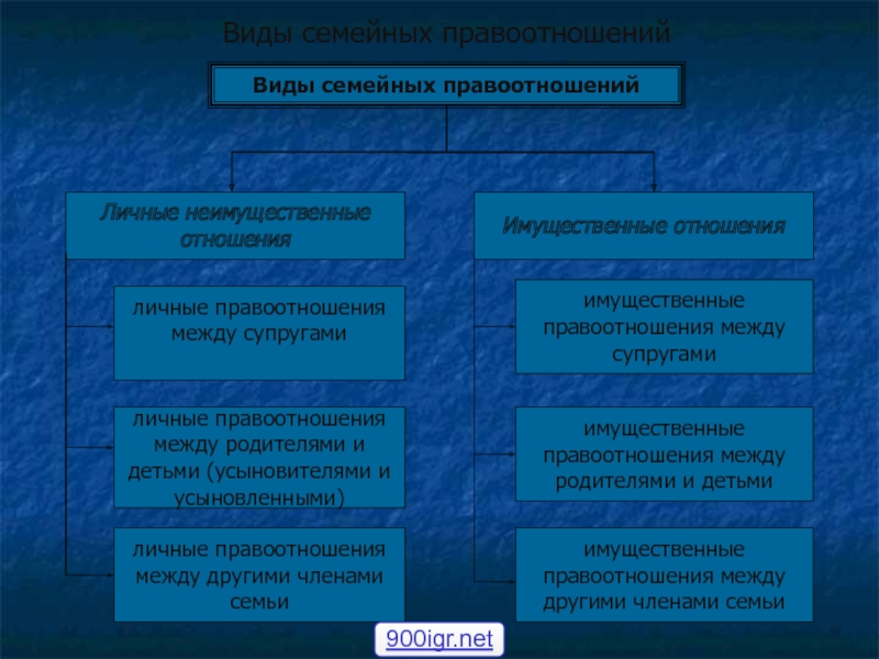 Схема типы семейных отношений