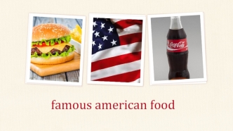 Famous american food