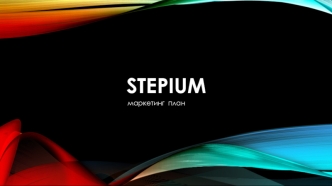 STEPIUM. Маркетинг-план