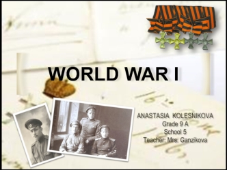 World War I