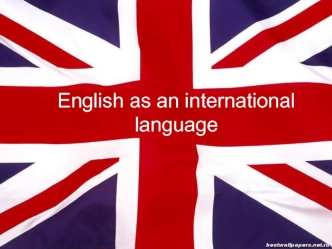 English as an international language