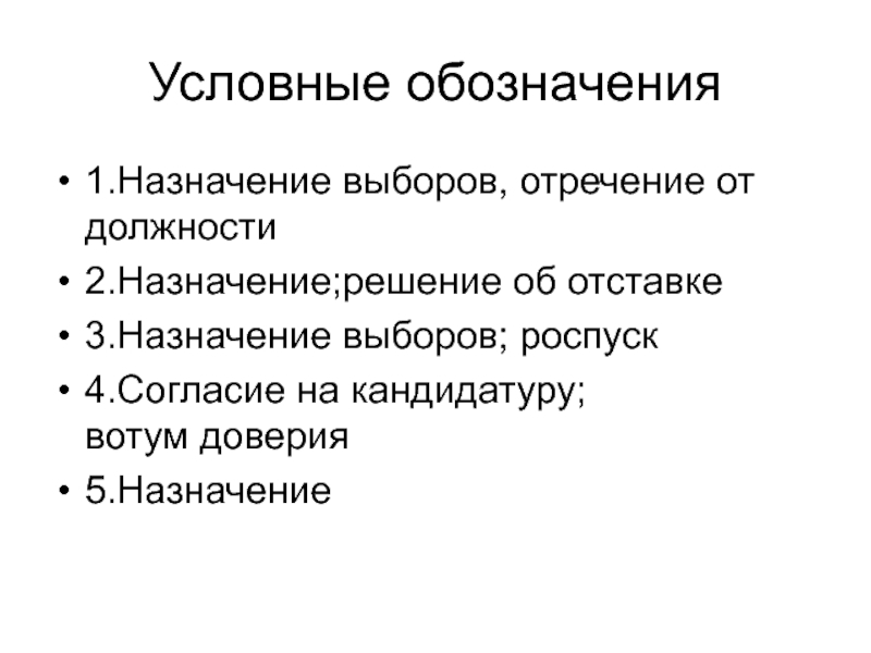 Выберите назначение