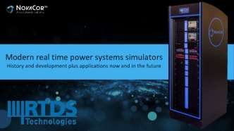 Modern real time power systems simulators