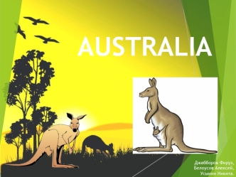 Geographical location, history of discovery and description of Australia